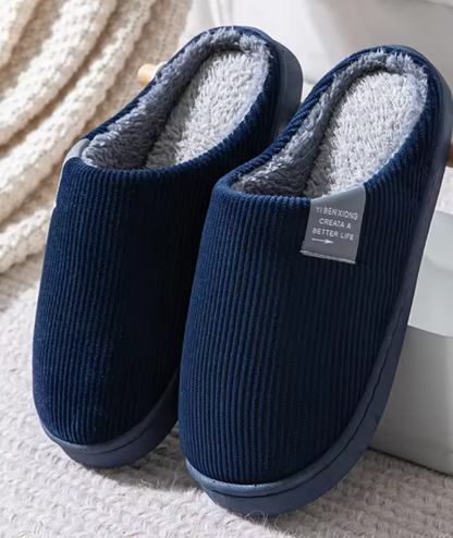NEW Women's Men's Casual Thick Soft Bottom Home Slippers Household Plush Slippers Anti-slip Thermal Slippers Indoor Winter Flats