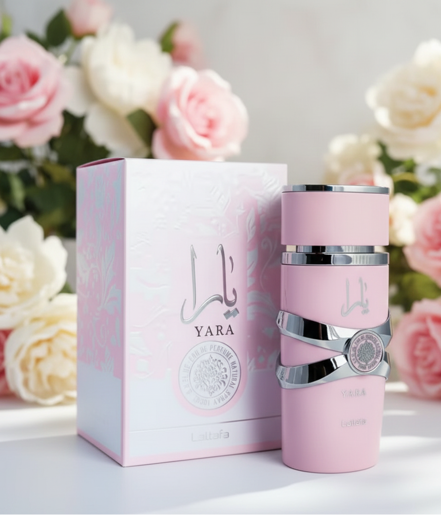 Lattafa Yara Vanilla Gourmand Fruity Floral Eau De Parfum Long-Lasting Fragrance for Women 3.40 Ounce 100 Ml